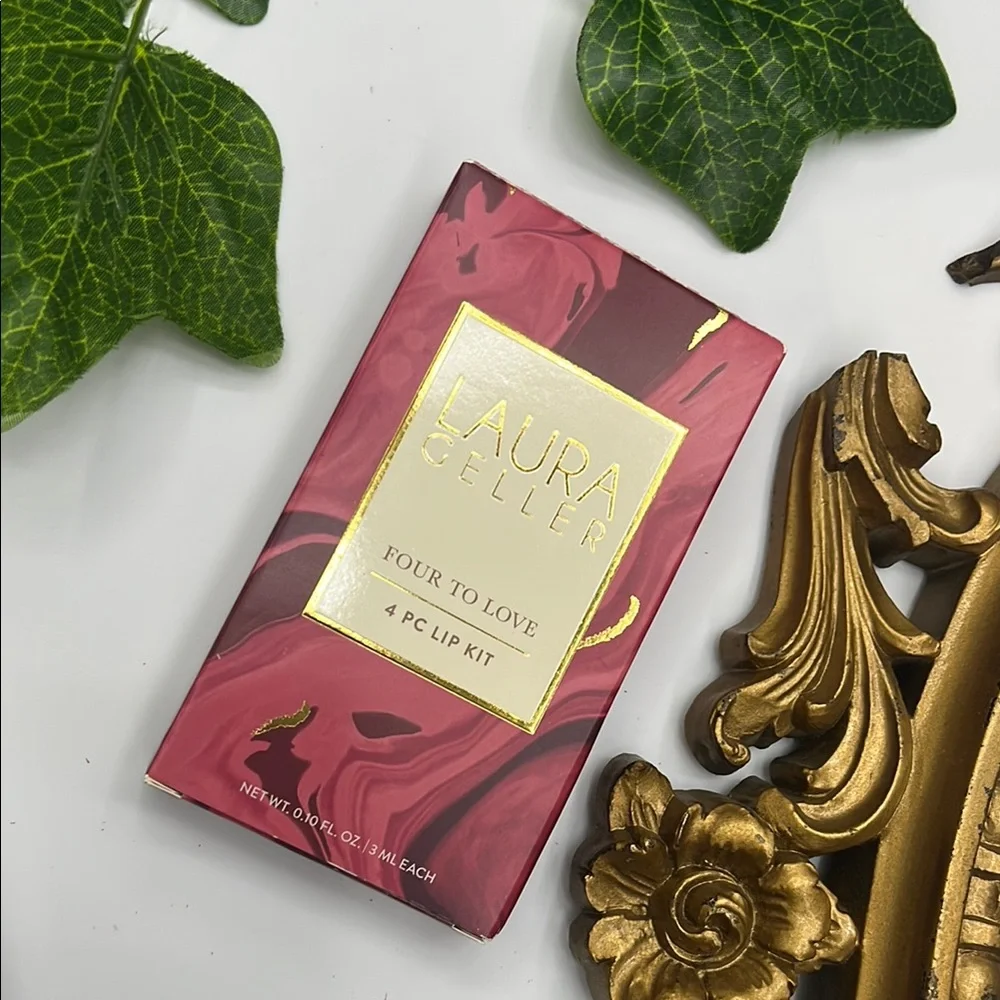 NEW Laura Geller Four to Love 4 Piece Lip Kit